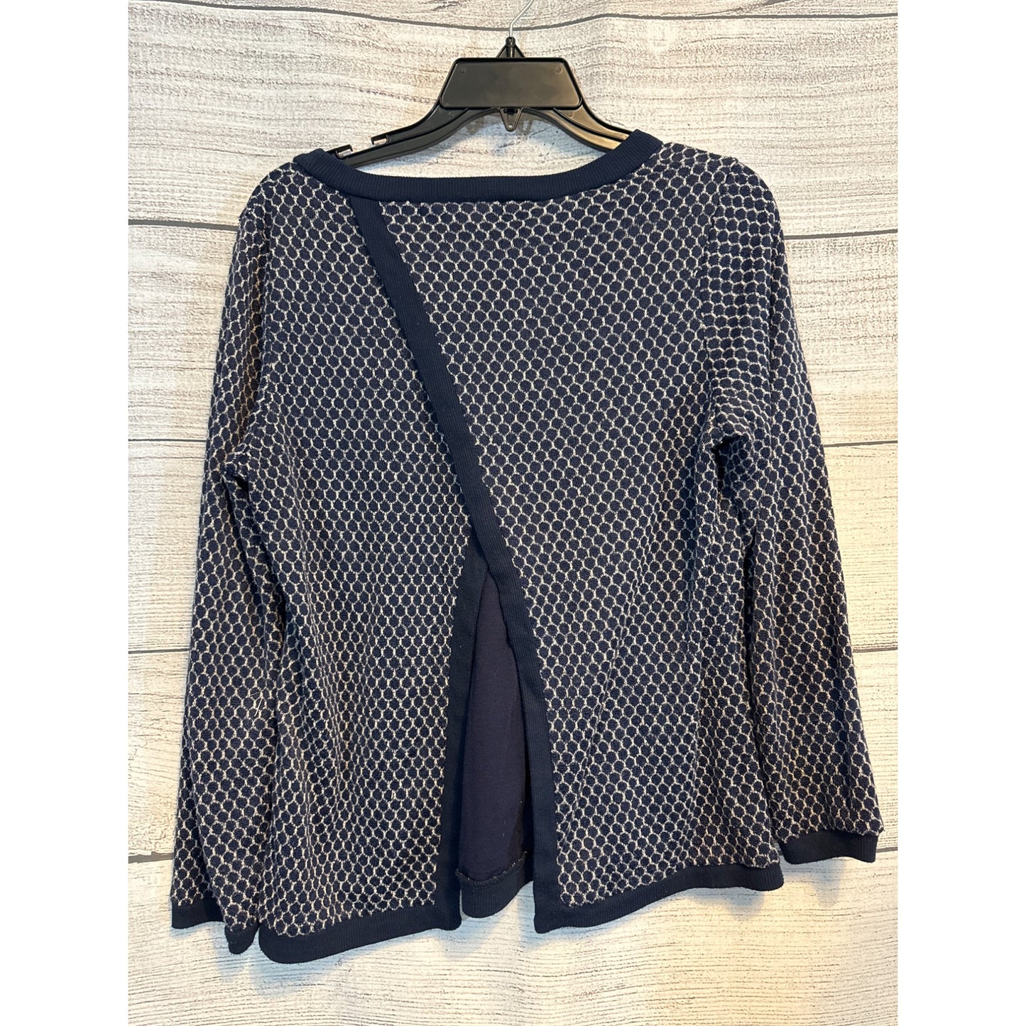 Ash Rain + Oak Honeycomb Pattern Knit Sweater Size M