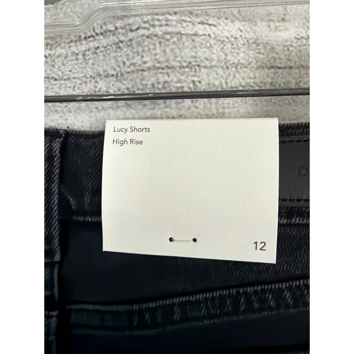 NWT Kids DL1961 Lucy High-Rise Denim Shorts In Nightshade Size 12