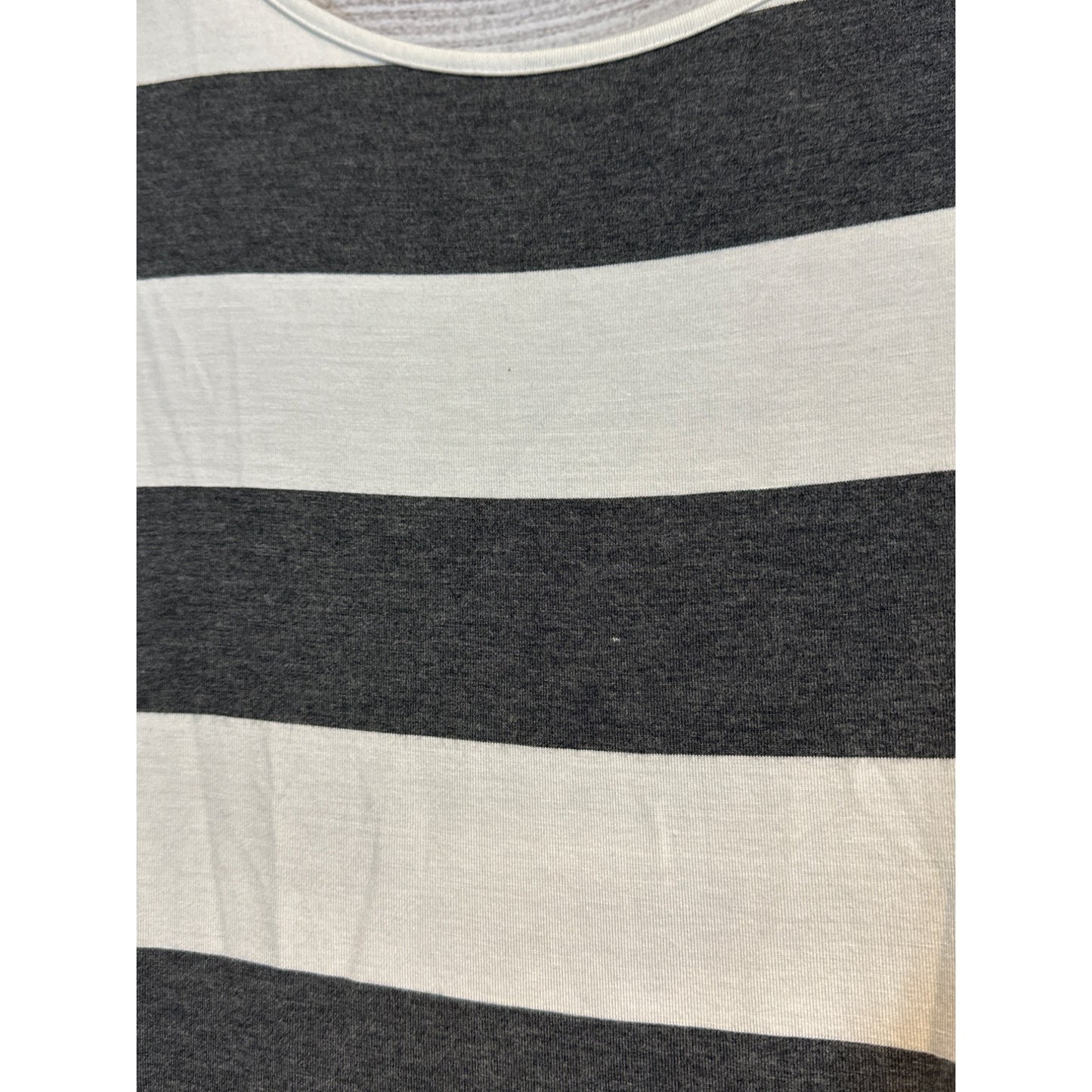 Blue Saks Fifth Avenue Striped Short Sleeve Top S