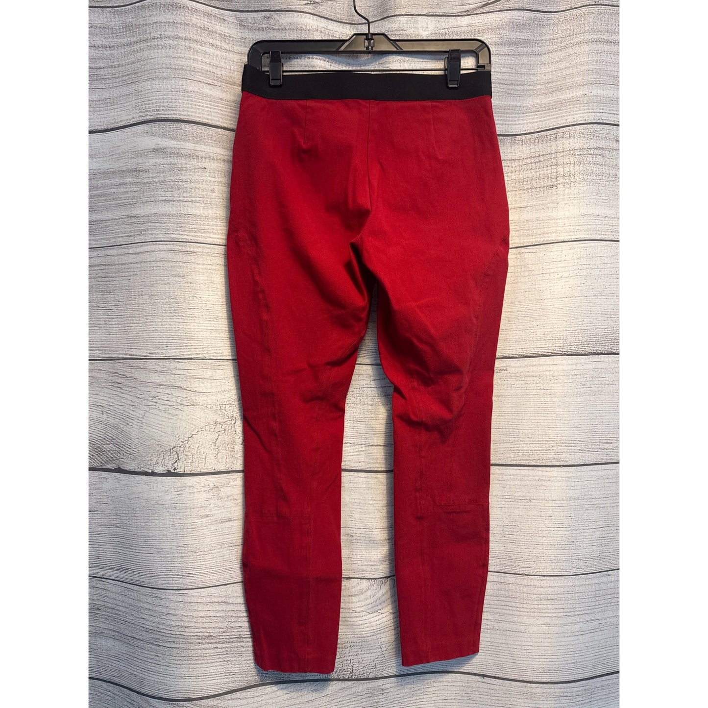Theory Red Merryn New Recovery Leggings Size 6