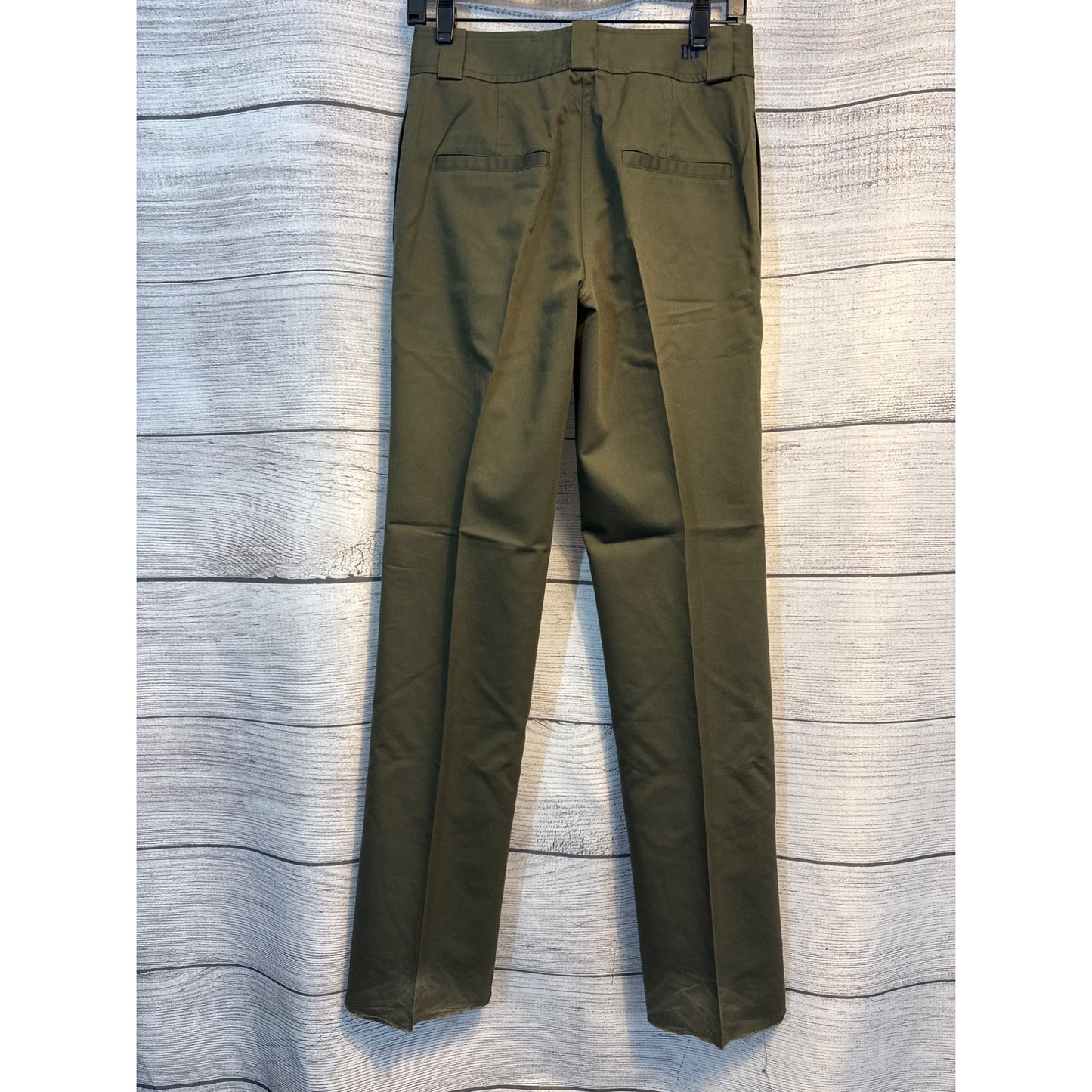 Saintart Olive Green Straight Leg Pants Size XS