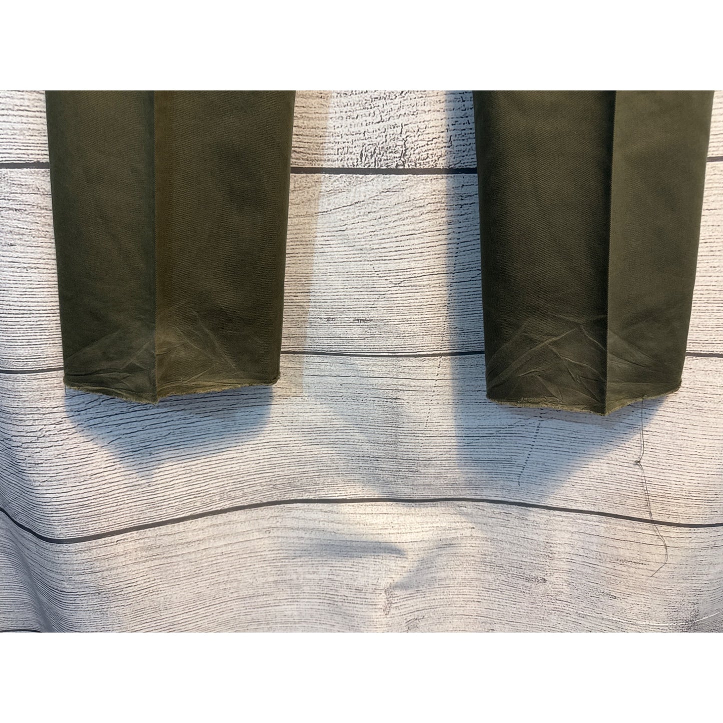 Saintart Olive Green Straight Leg Pants Size XS