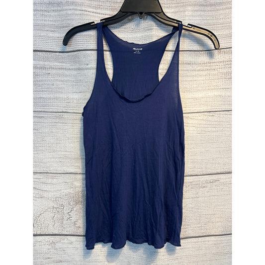 Madewell Navy Blue Racerback Tank Top Size S