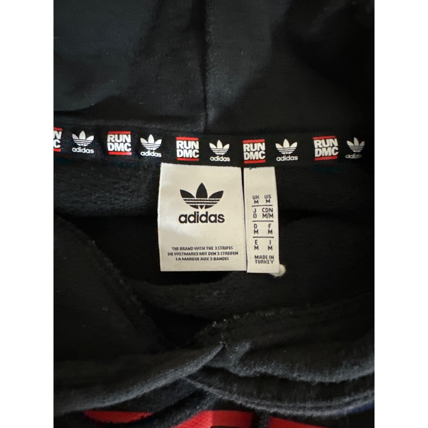 Adidas Mens Run DMC Hollis Crew Hoodie Size M
