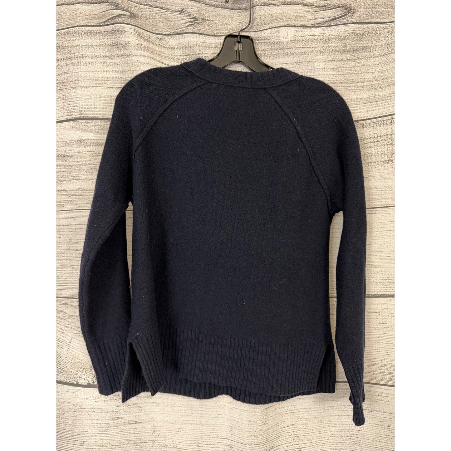 J. Crew Navy Cable Knit Sweater Size XS