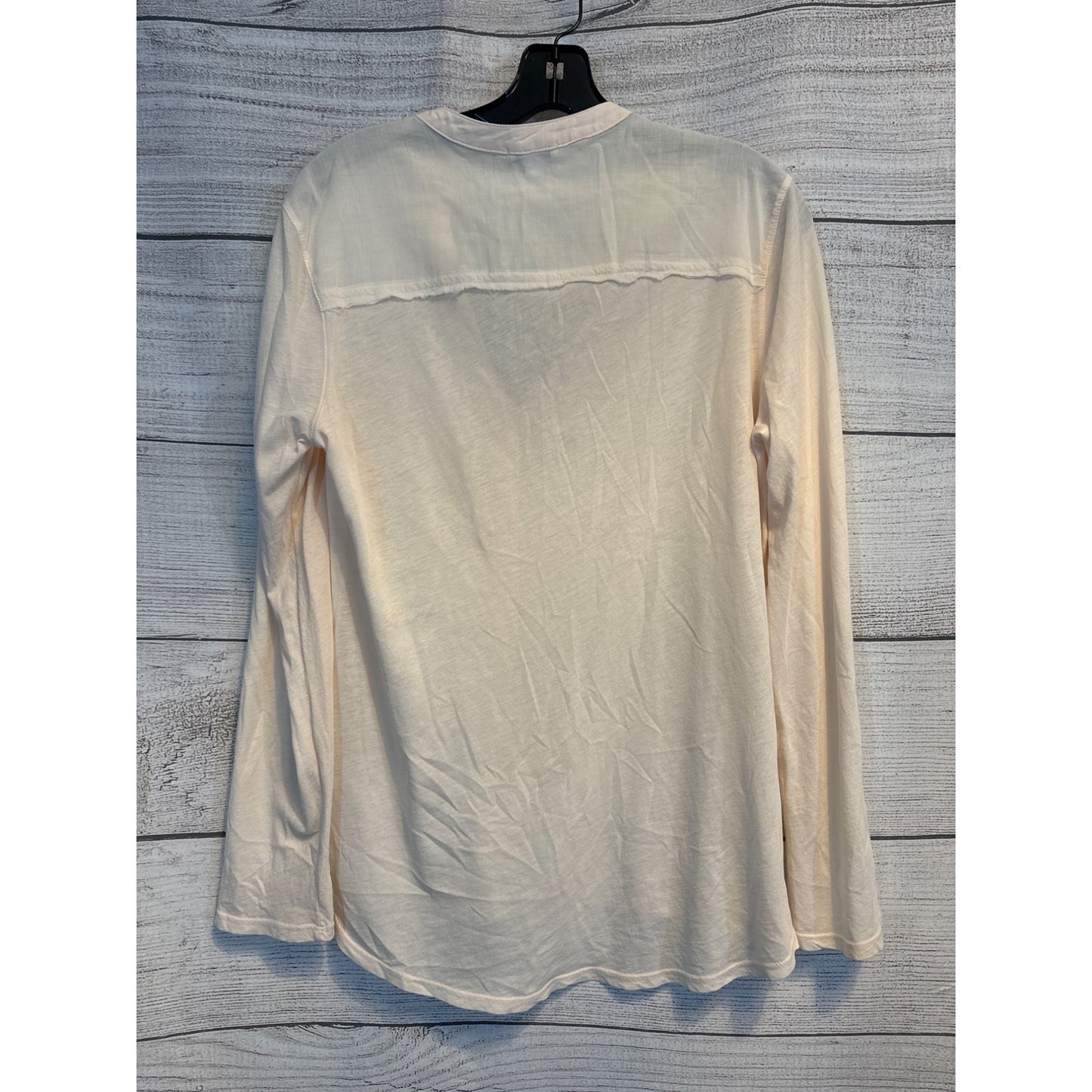 Splendid Sheer Button-Down Long Sleeve Shirt Size S