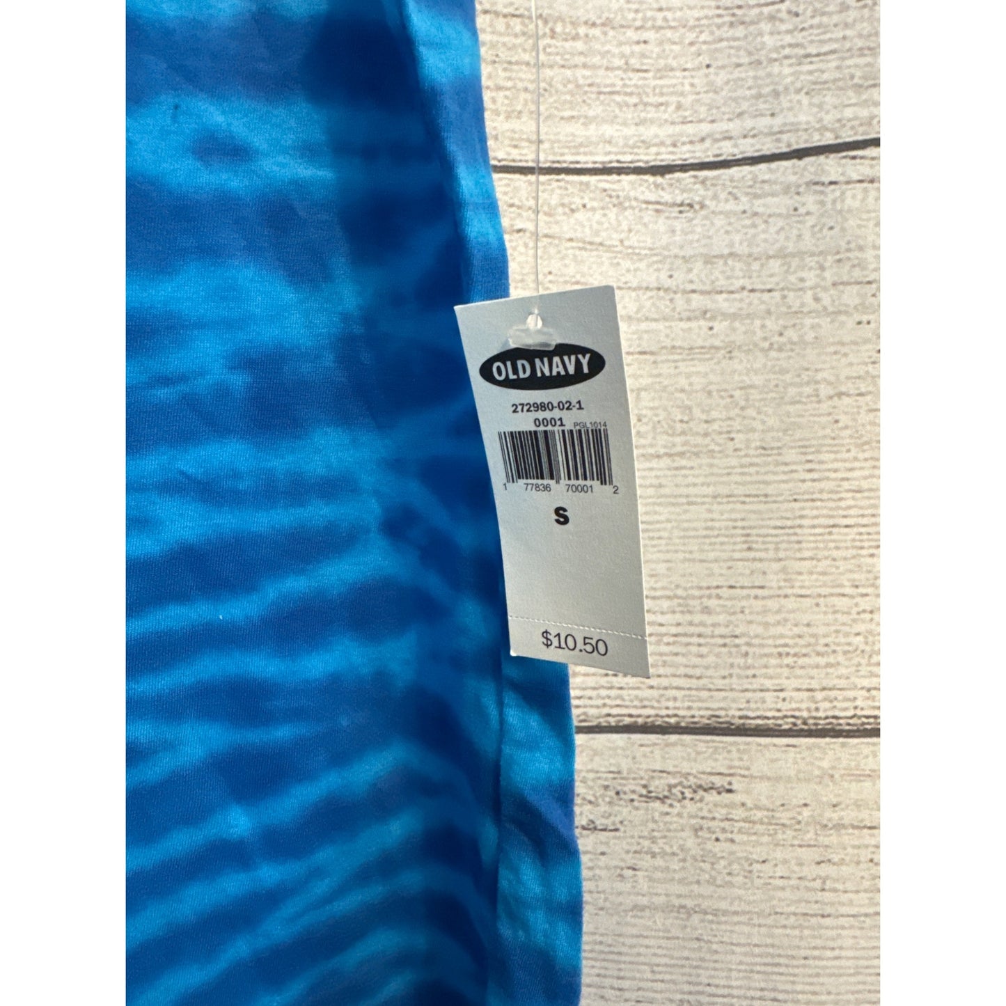 NWT Old Navy Blue Tie-Dye Tank Top Size S