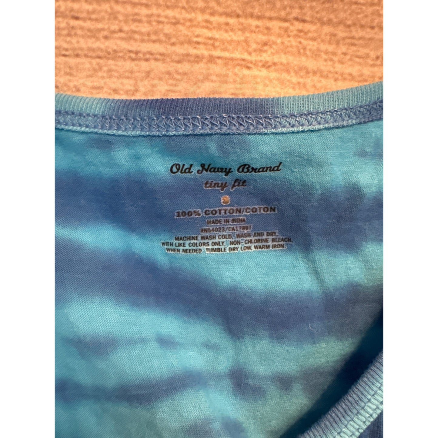 NWT Old Navy Blue Tie-Dye Tank Top Size S