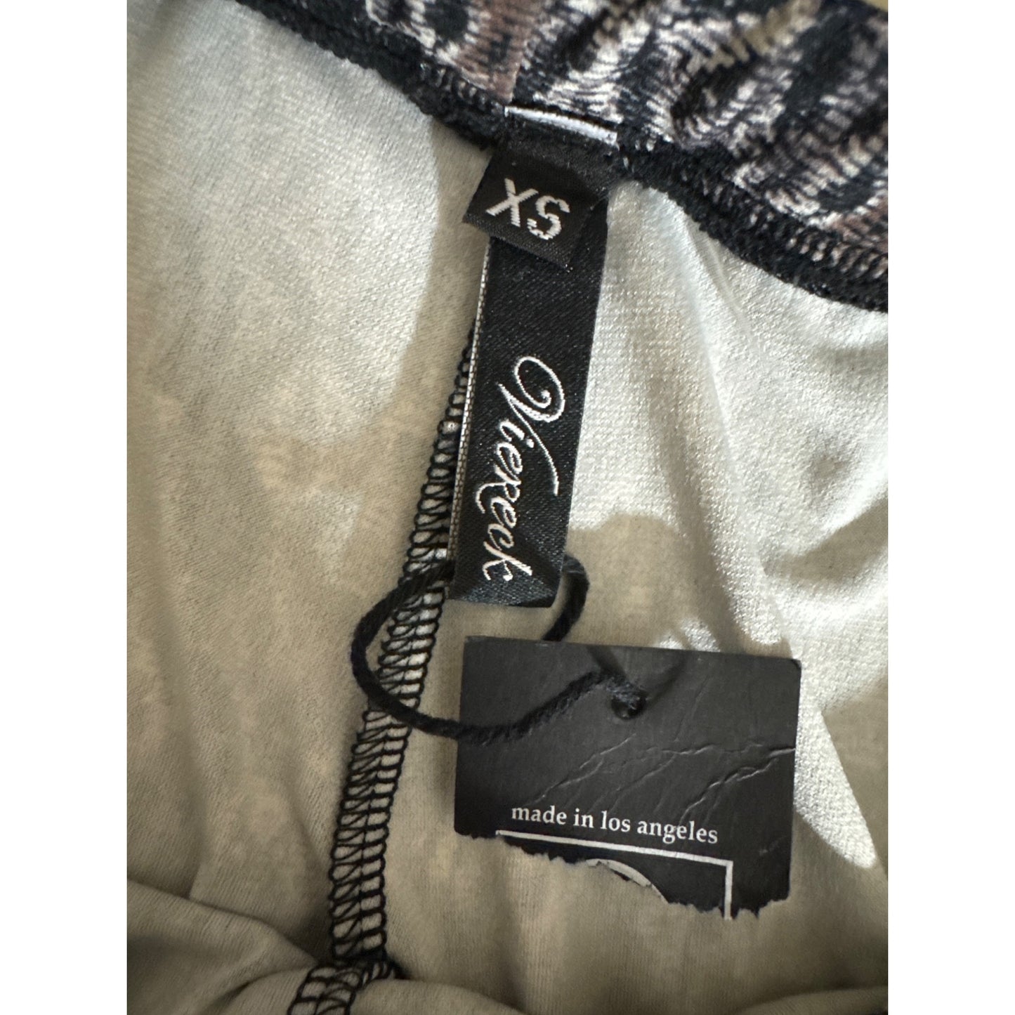 NWT Viereck Patterned Wide-Leg Palazzo Pants Size XS