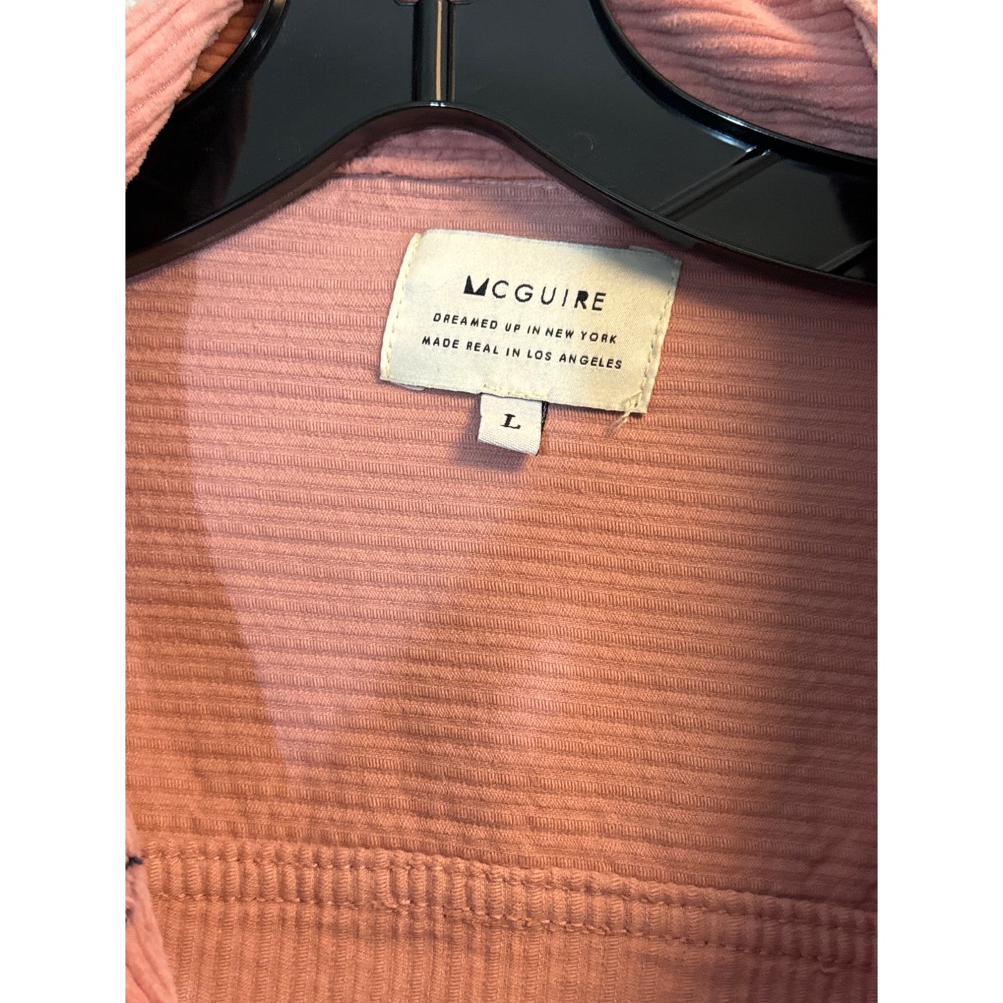 McGuire Shrunken Cropped Corduroy Jacket Size L