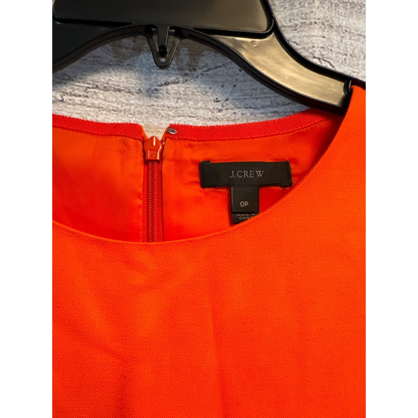 J.Crew Orange Fit & Flare Dress Size 0P