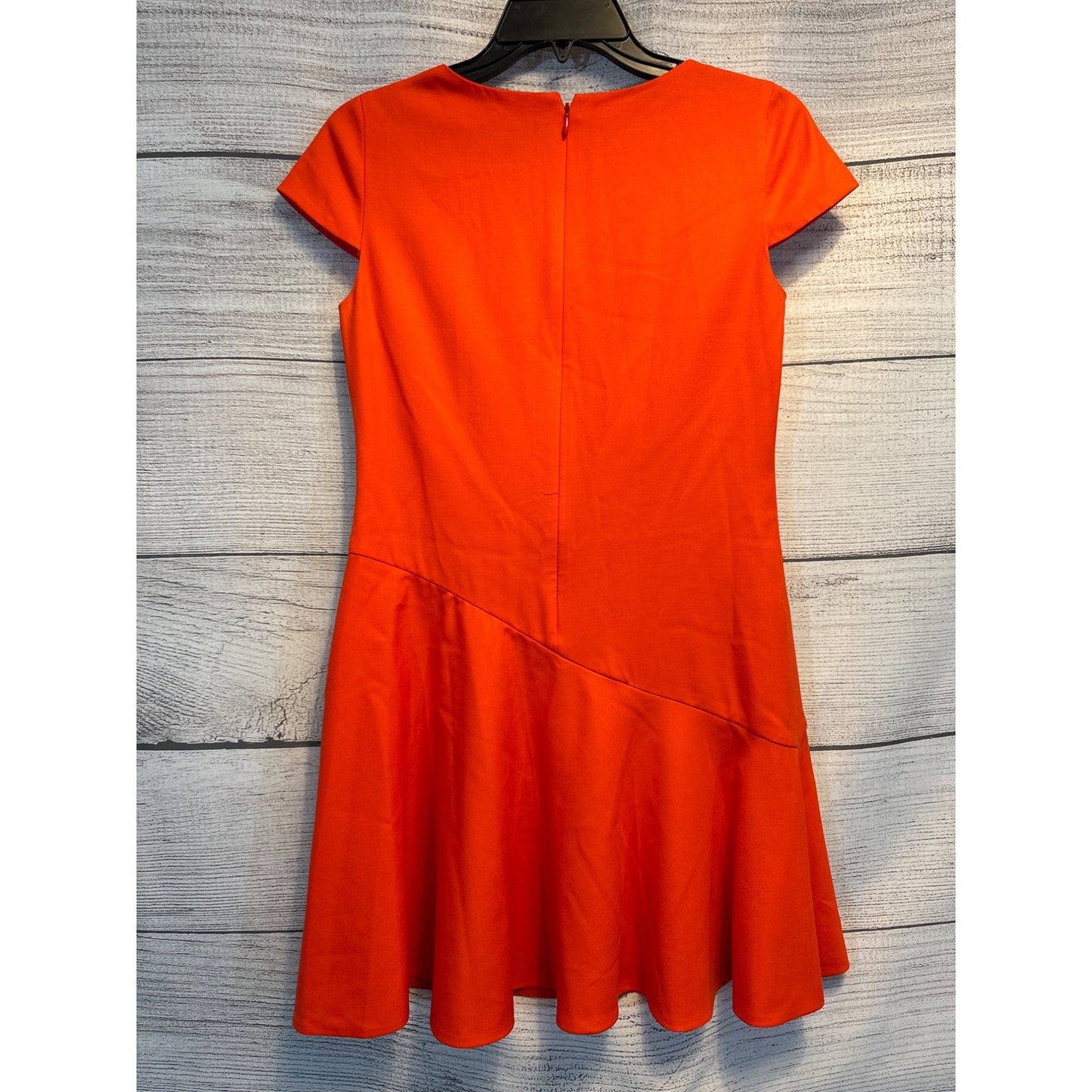 J.Crew Orange Fit & Flare Dress Size 0P