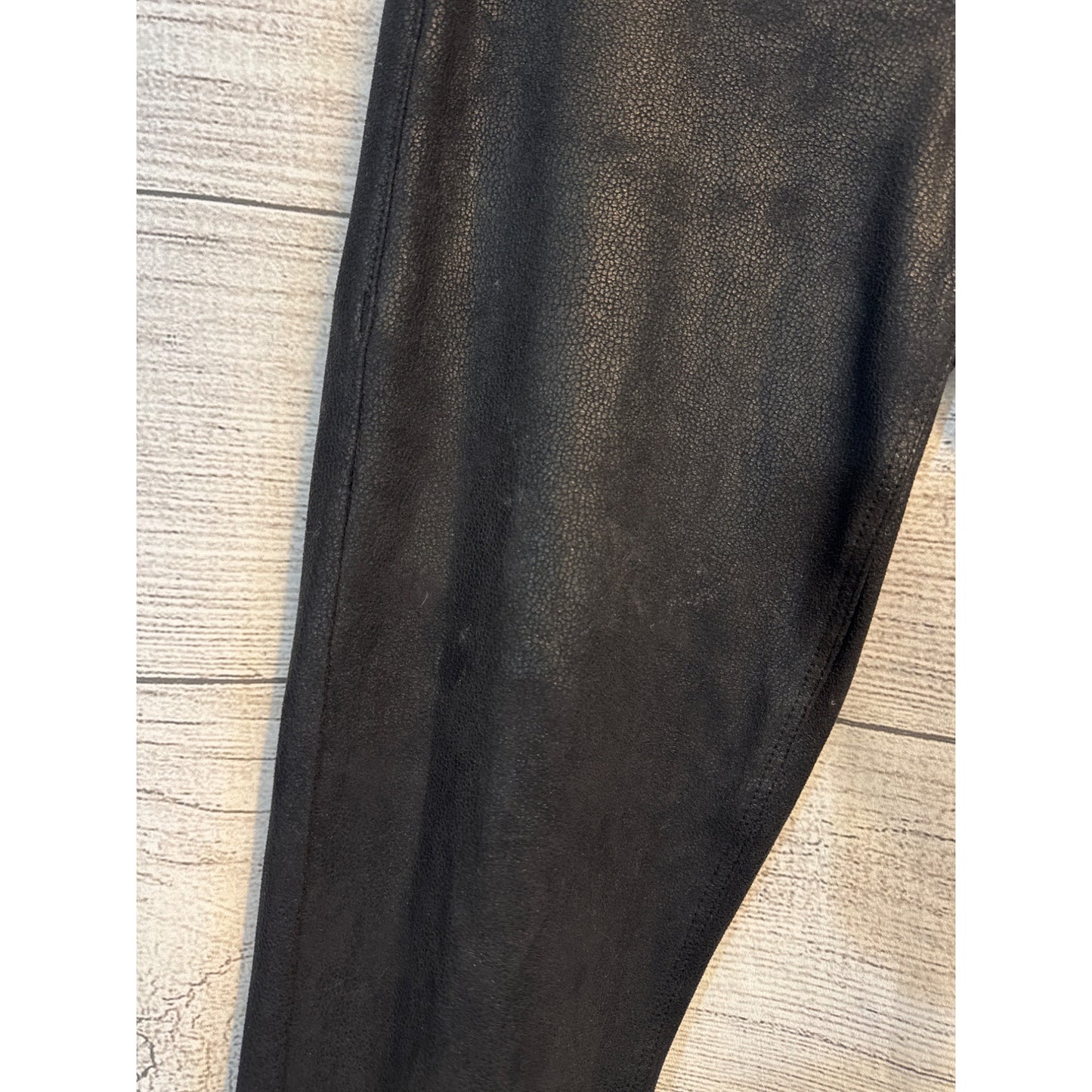 SOLD Design Lab Soho Super Skinny Black Leather Look Pants Size 28