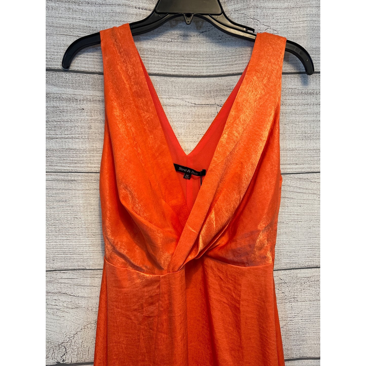 NWT Strut and Bolt Orange Sleeveless Maxi Dress Size M