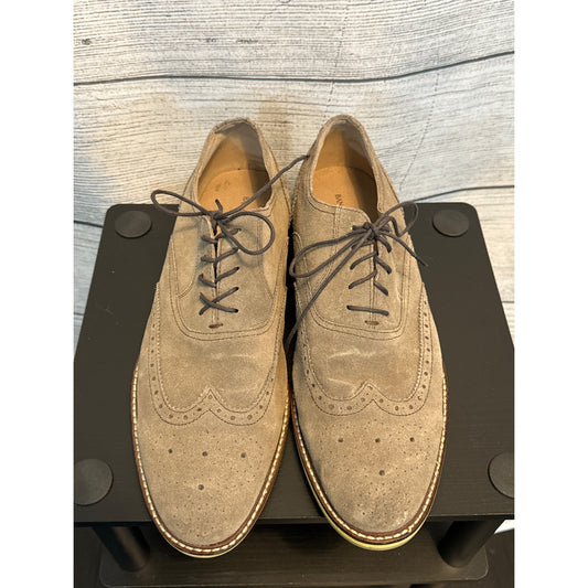 Men's Banana Republic Grey Wing Tip Dress Shoes Size 12