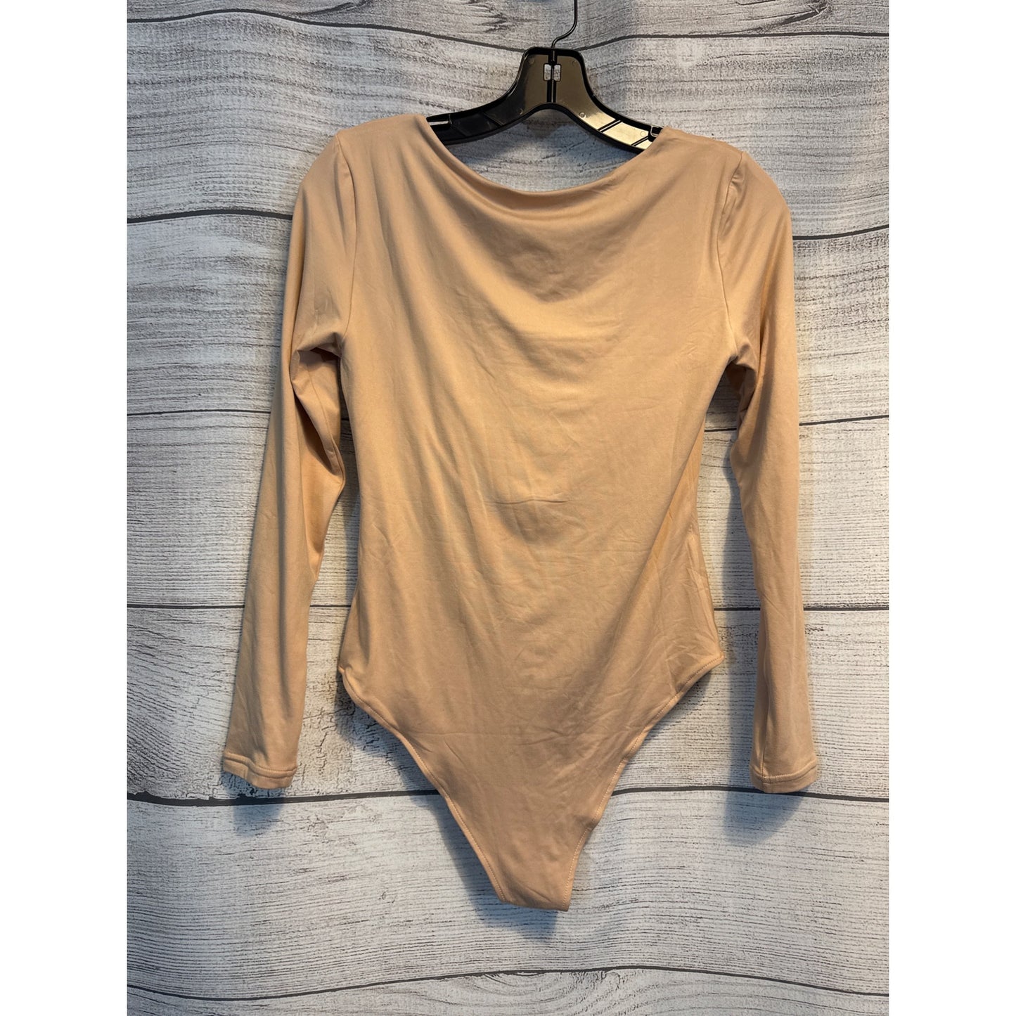 NWT Reoria Long Sleeve Square Neck Bodysuit Size M