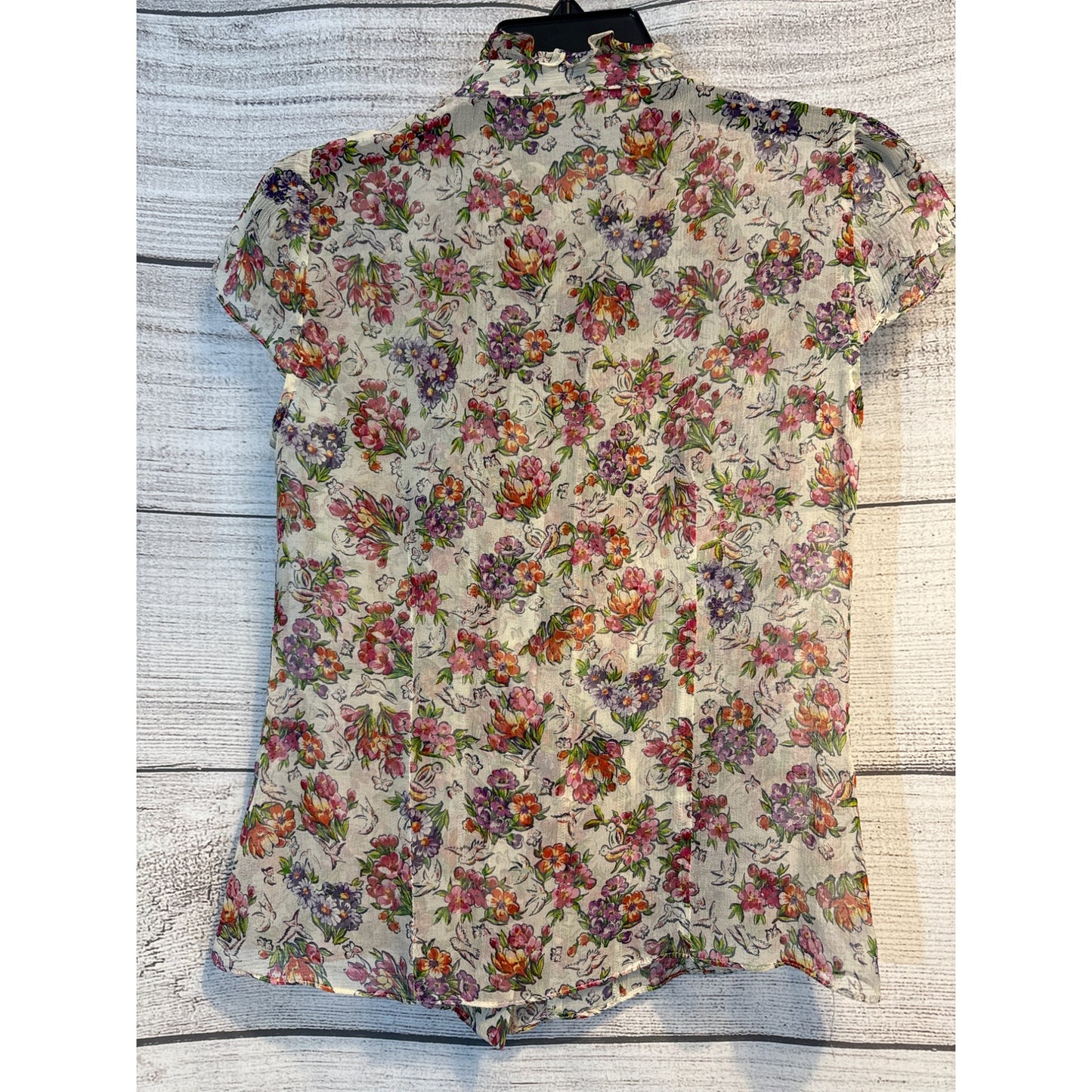 Nanette Leopore Floral ruffle blouse
