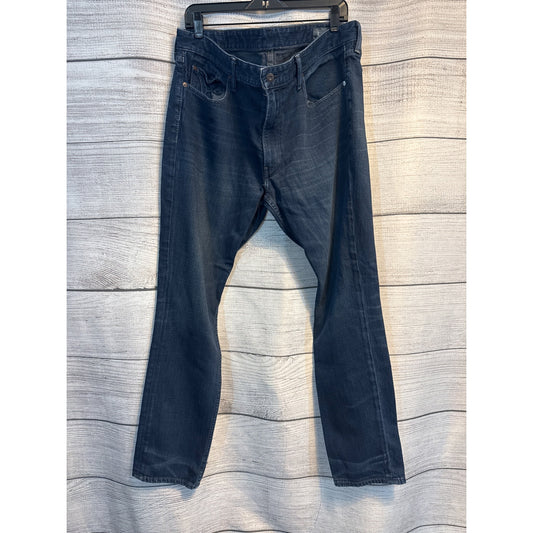 Bonobos Mens Dark Wash Slim Fit Jeans 38x32
