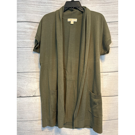 Michael Kors Short Sleeve Cardigan w Pockets Size M