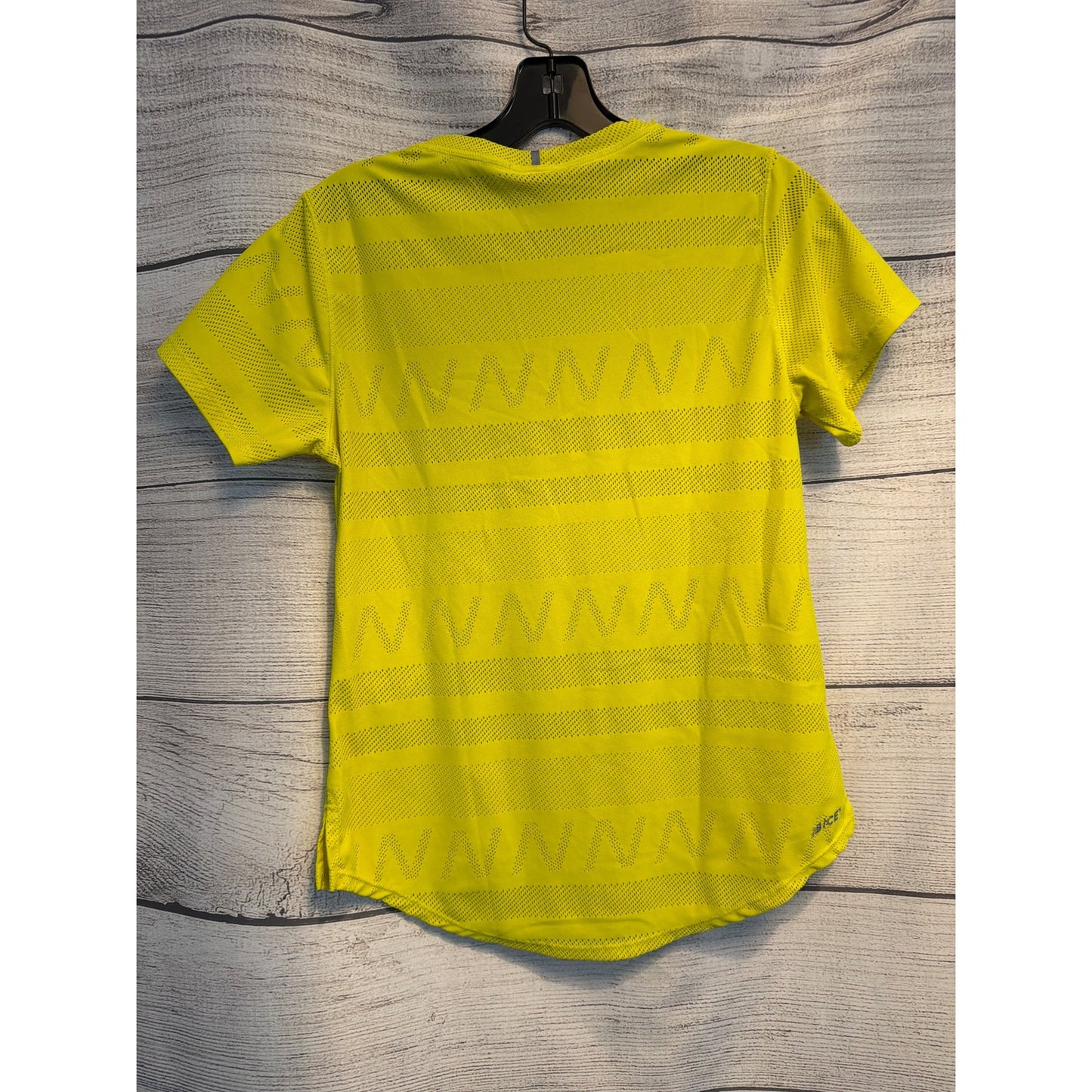 New Balance Yellow Q Speed Jacquard Short Sleeve