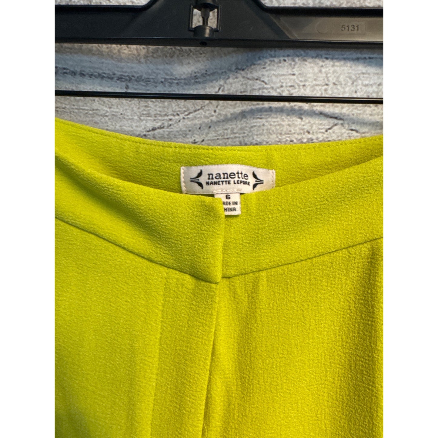 NWT Nanette Lepore Citrine Wide Leg Pants Size 6