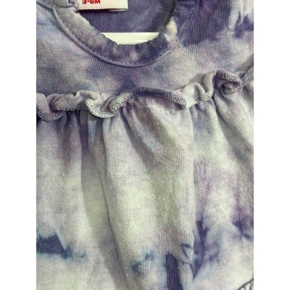 Tie Dye Ella Moss Dress/diaper Cover