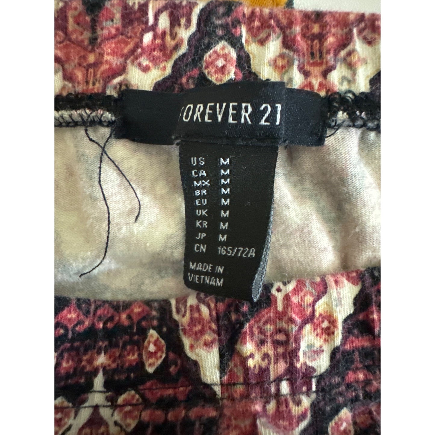 Forever 21 Women's Geometric Print Leggings Size M