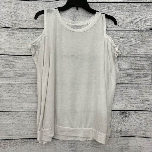Socialite White Open Shoulder Top