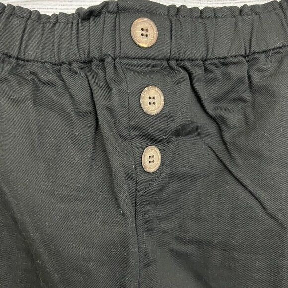 NWT Black Button Skirt