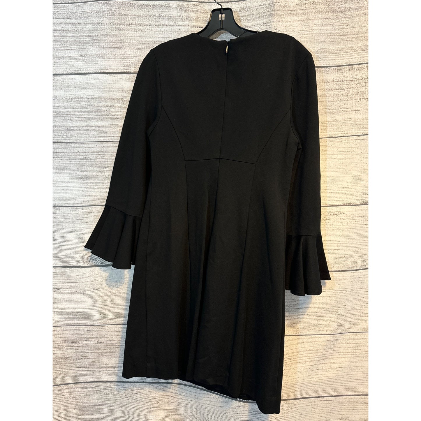 NWT Trina Turk Black Dress W/ Jewel Embellishments & Bell Sleeves Size S