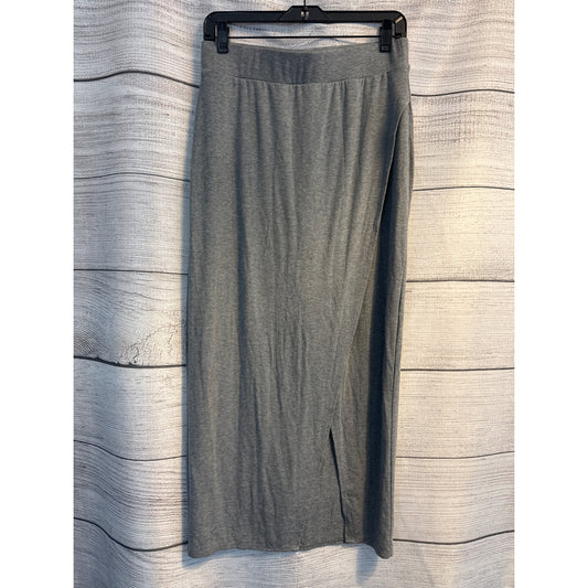 White House Black Market Gray Maxi Skirt Size S