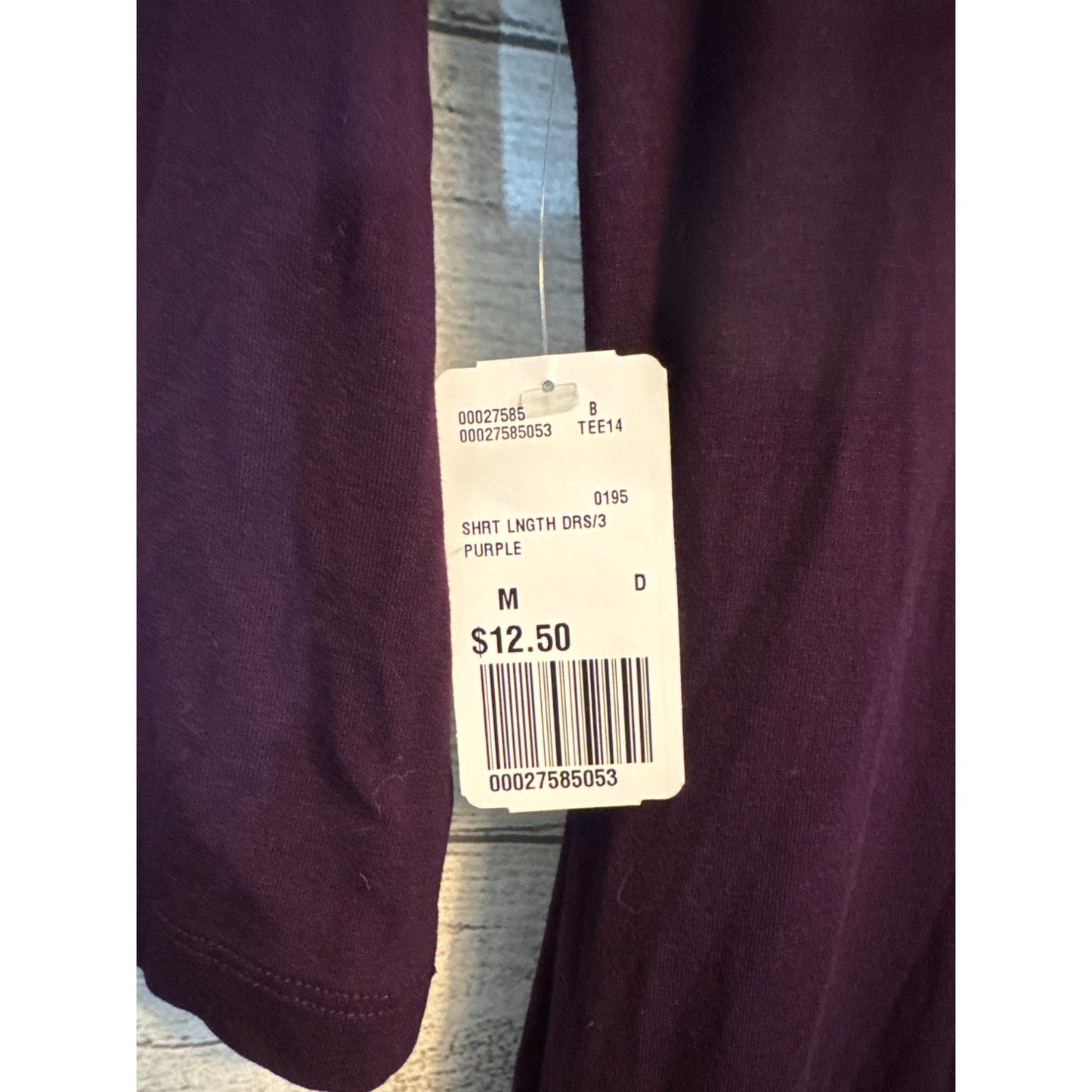 NWT Forever 21 Purple 3/4 Sleeve Dress Size M
