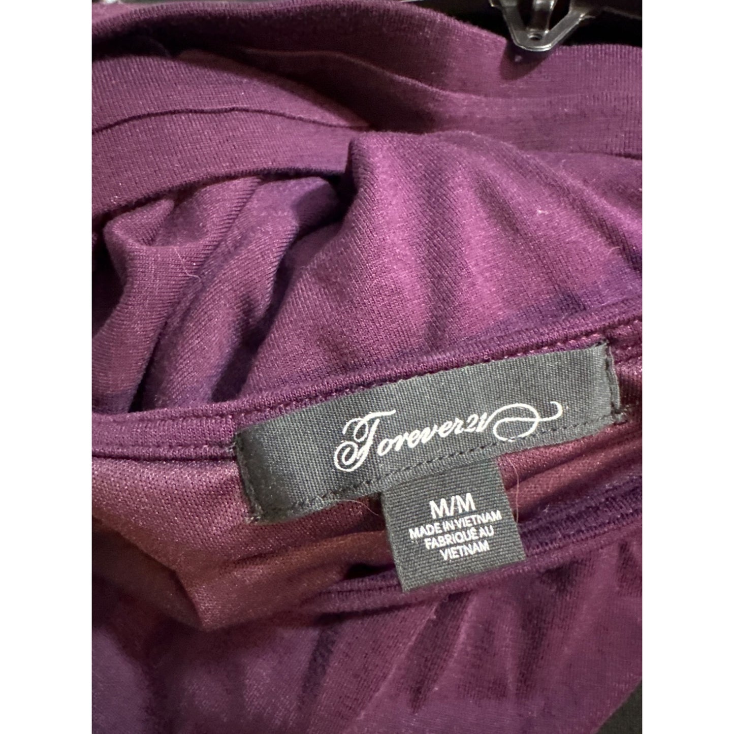 NWT Forever 21 Purple 3/4 Sleeve Dress Size M