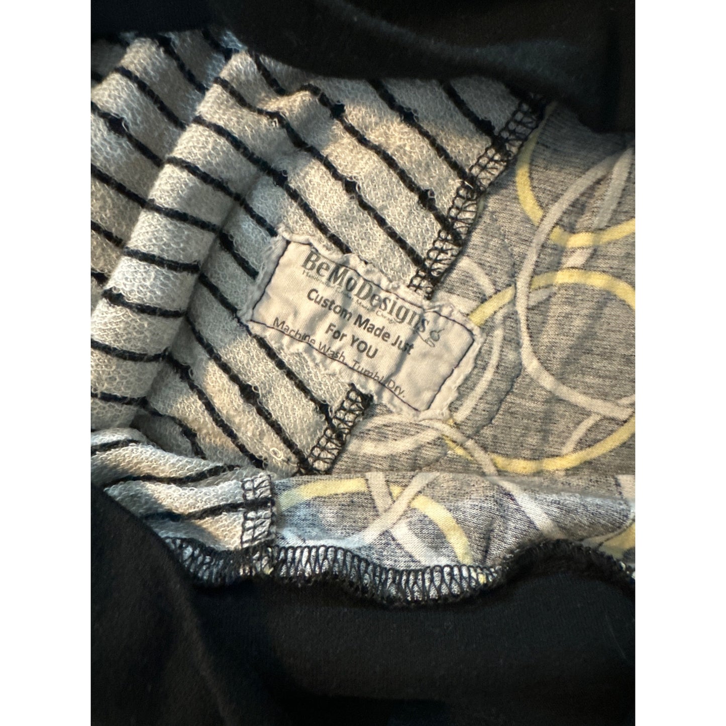 Bemo Designs Boo Bottoms Colorful Patchwork Jogger Pants OS