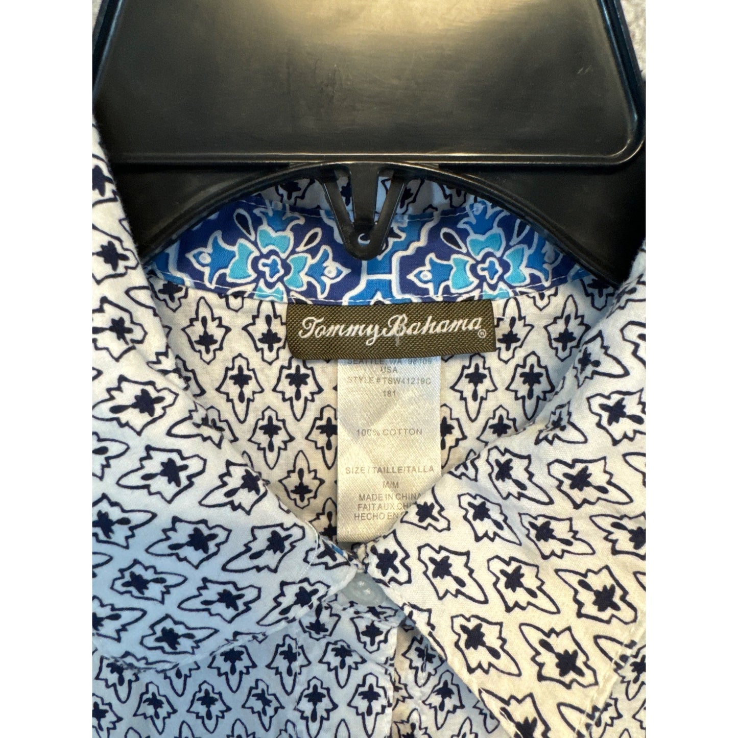 Tommy Bahama Long Sleeve Button Down Dress Shirt Size M