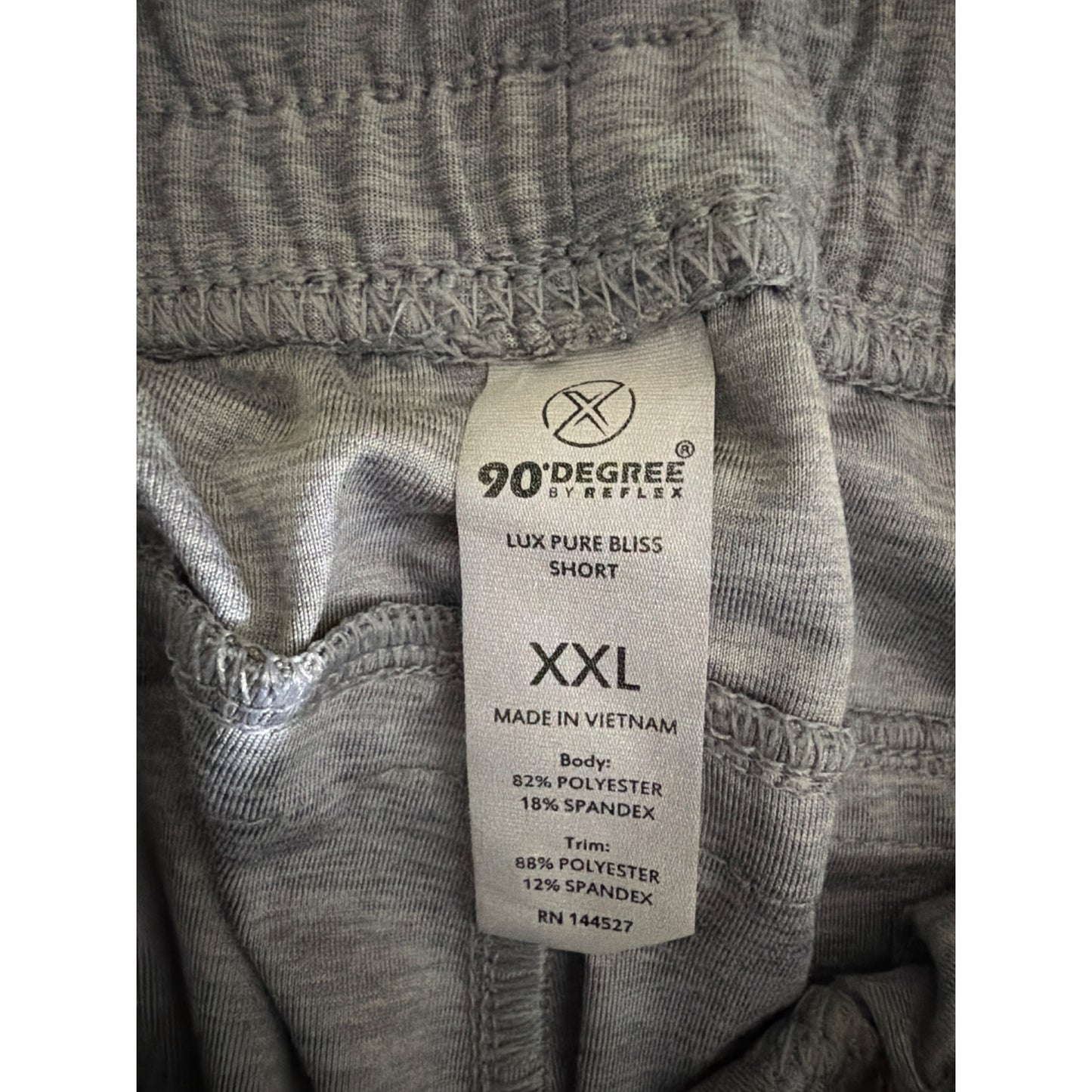 Mens 90 Degree By Reflex Lux Pure Bliss Athletic Shorts Size XXL