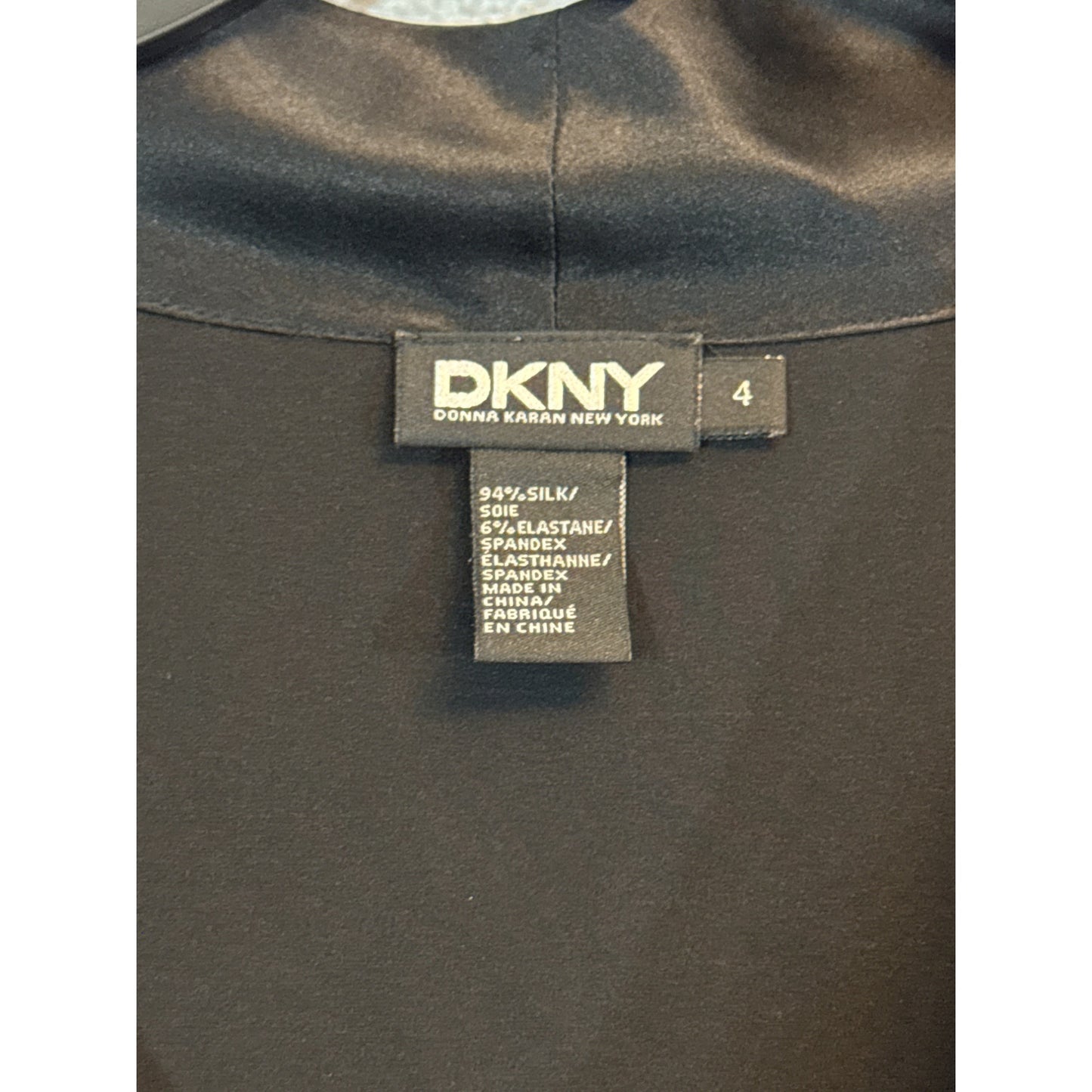 DKNY Silk Blend Cap Sleeve Dress Size 4