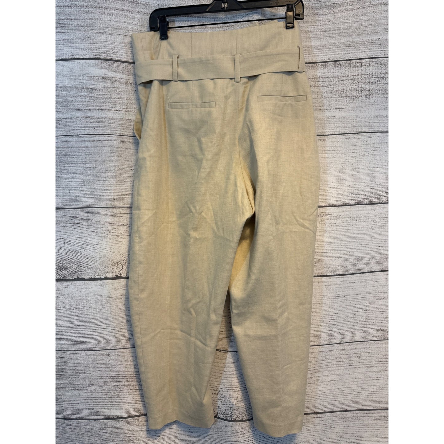 IRO Paris Beige High-Waisted Trousers Size 40/ US 8