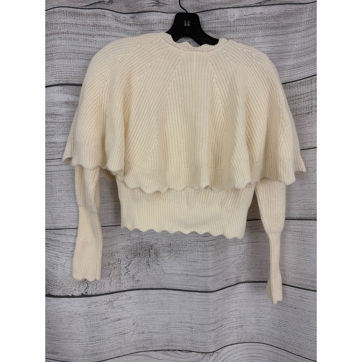 NWT LoveShackFancy Daelyn Cardigan Champagne Size XS
