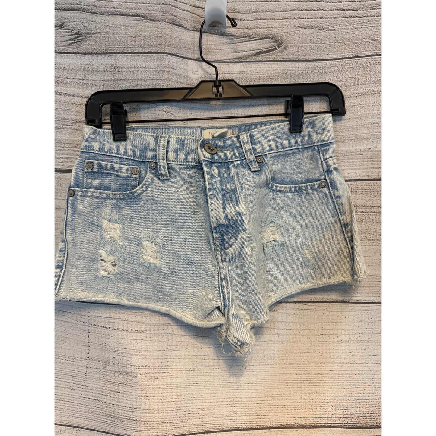 Forever 21 Premium Denim Shorts Distressed Size 25