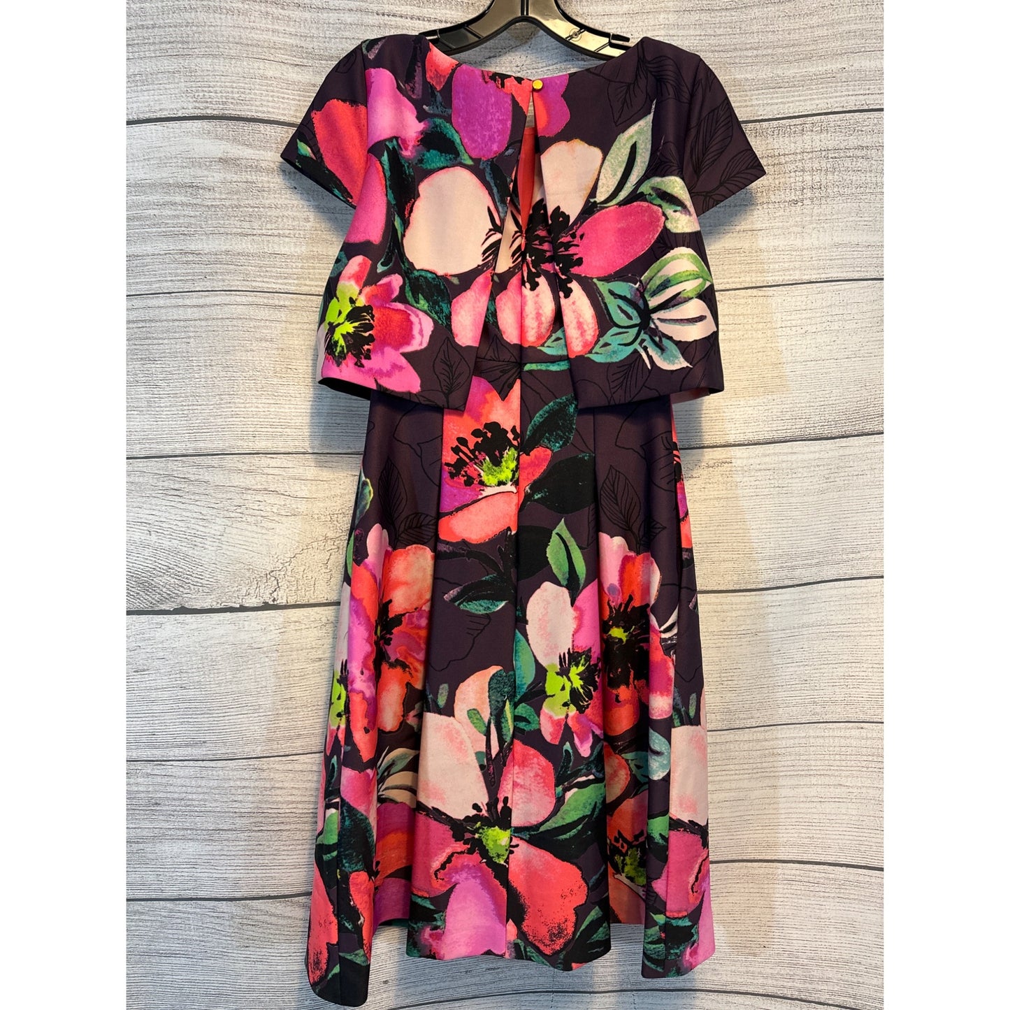 Vince Camuto Floral Print Fit and Flare Dress Size 2
