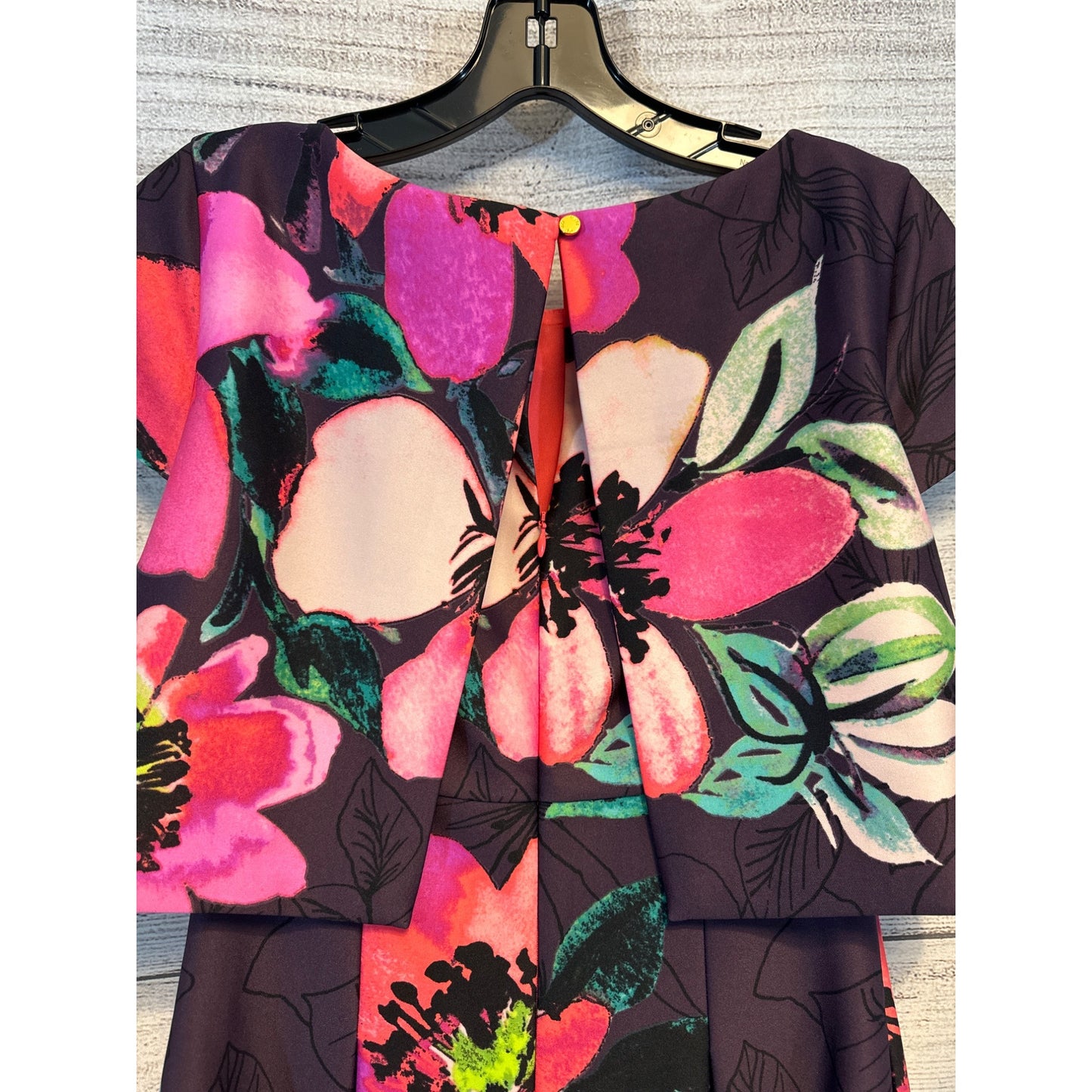 Vince Camuto Floral Print Fit and Flare Dress Size 2