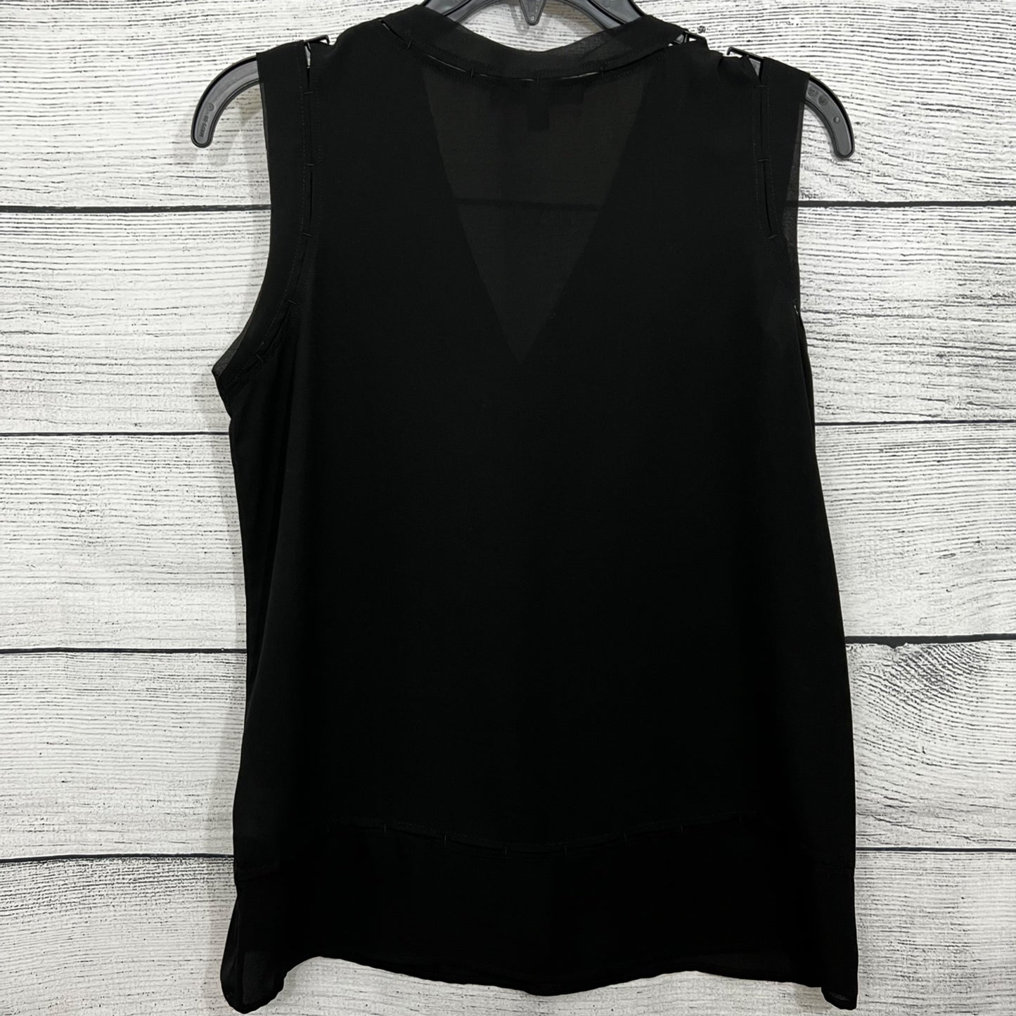 Banana Republic Black Sleeveless V-Neck Blouse, Size XS