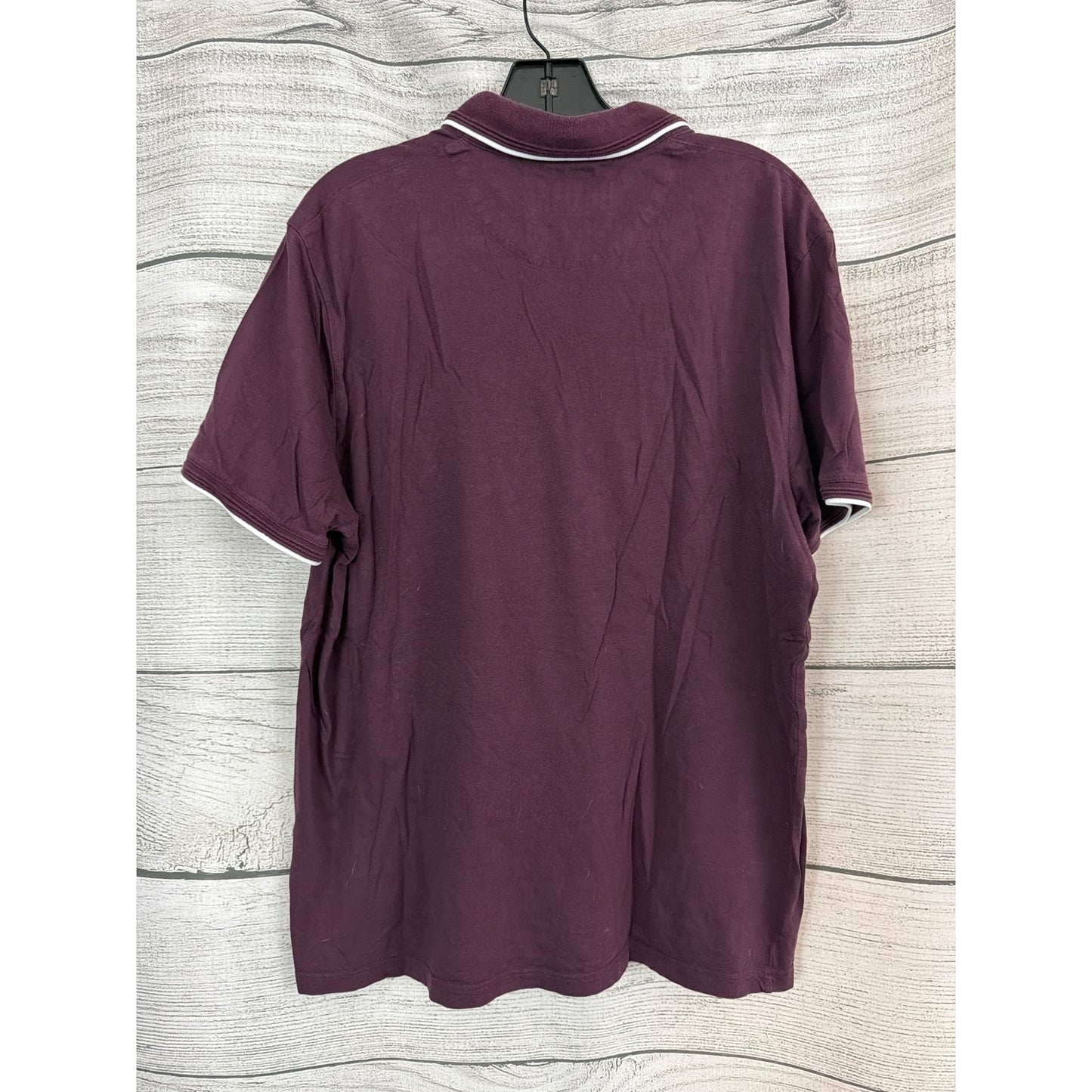 Mens Ted Baker London Derry Polo Shirt Maroon Size 6/XXL