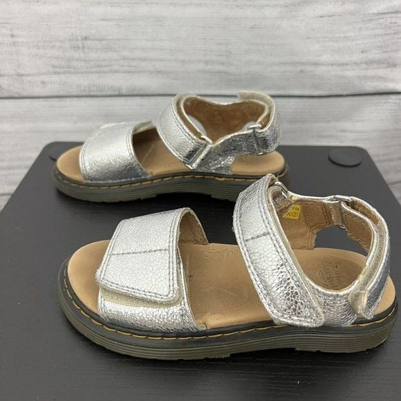 Sparkly Silver Dr martens