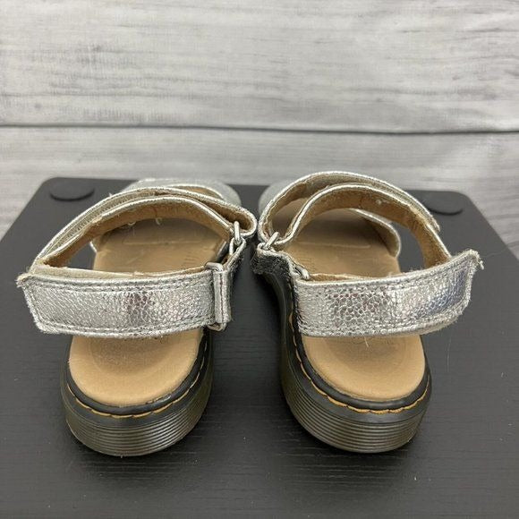 Sparkly Silver Dr martens