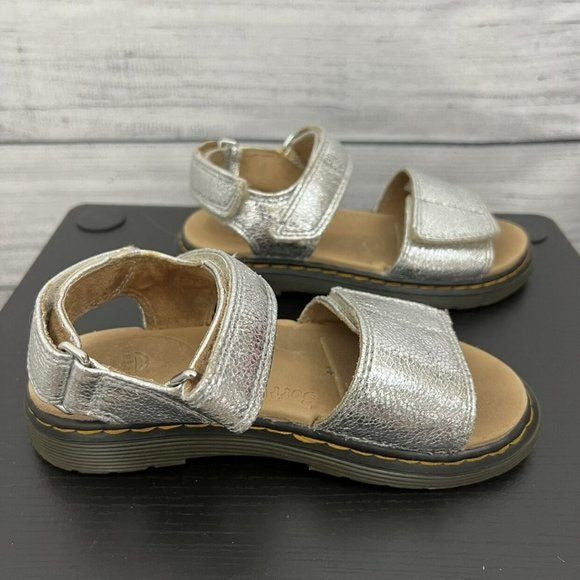 Sparkly Silver Dr martens