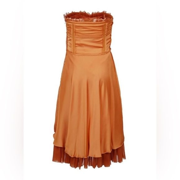 NWT Moschino Couture Orange Dress