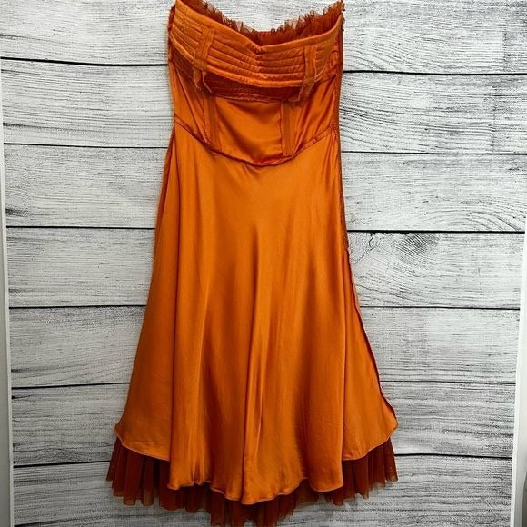 NWT Moschino Couture Orange Dress