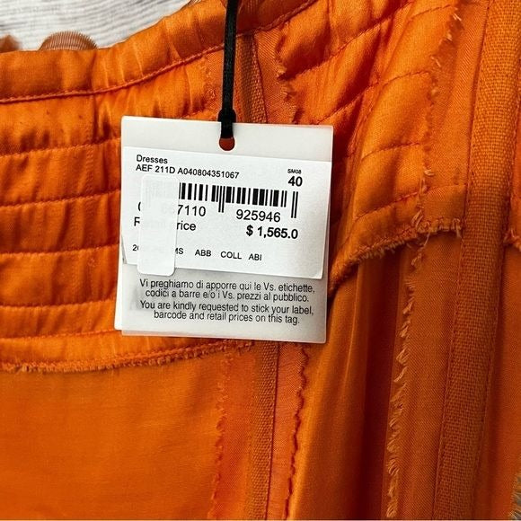 NWT Moschino Couture Orange Dress